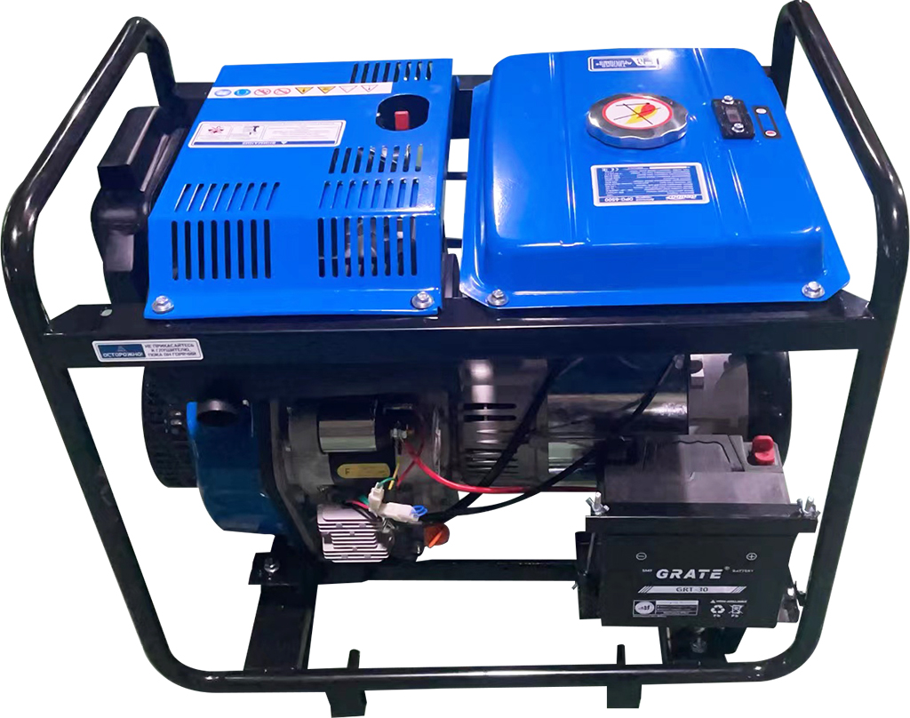 REDBO DPG-5000 Генератор дизельный (418см3, 5.0 кВт./5.5 кВт,ручной/электро стартер, дисплей) 5