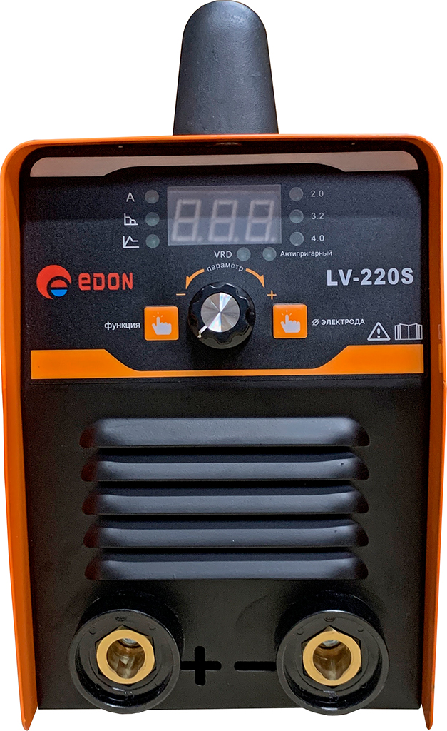 Edon LV-220S Аппарат сварочный инверторный (5,7кВт, 50-220А, 20.8-25.6В, 2.0-4.0мм, дисплей) 2