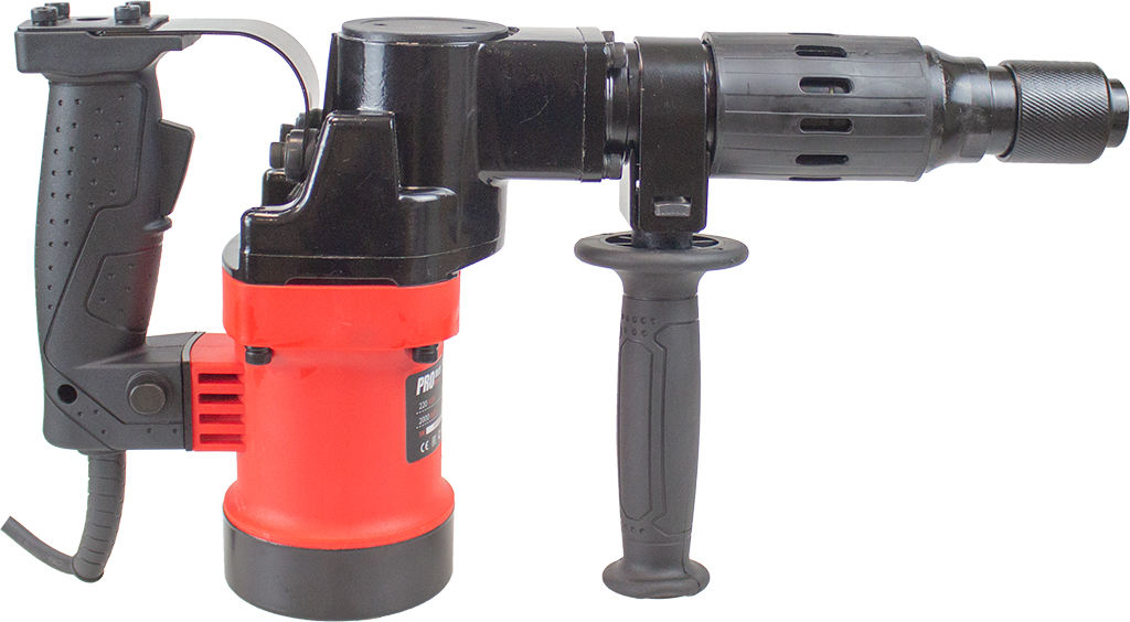 Edon PROtech 2000DH Молоток отбойный (HEX30мм, 2000Вт, 20 Дж, мет.кейс, пика, долото) 5