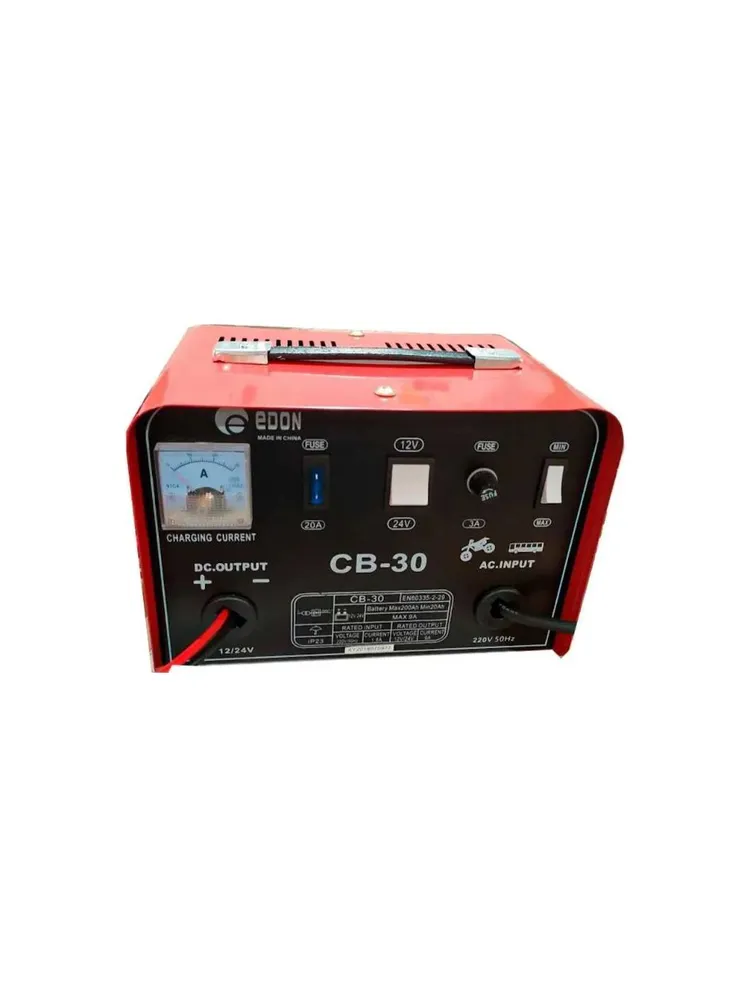 Edon CB-30 Устройство зарядное (12/24В, 12А, 25-125Ач, режим быстрой/медленной зарядки) 2
