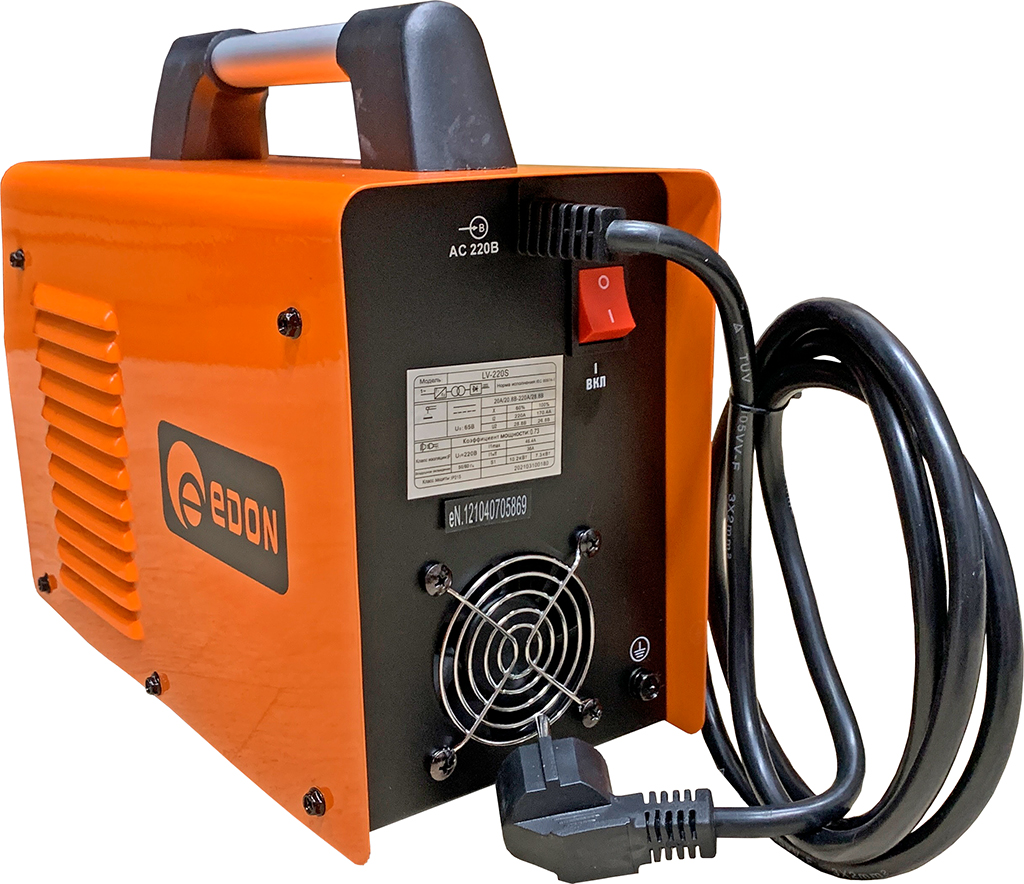Edon LV-220S Аппарат сварочный инверторный (5,7кВт, 50-220А, 20.8-25.6В, 2.0-4.0мм, дисплей) 3