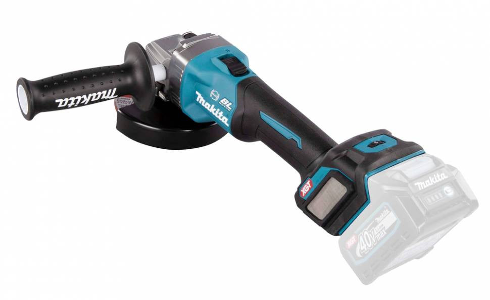 Аккумуляторная болгарка (УШМ) Makita GA023GZ (125мм, 40В, с 2 АКБ) 2