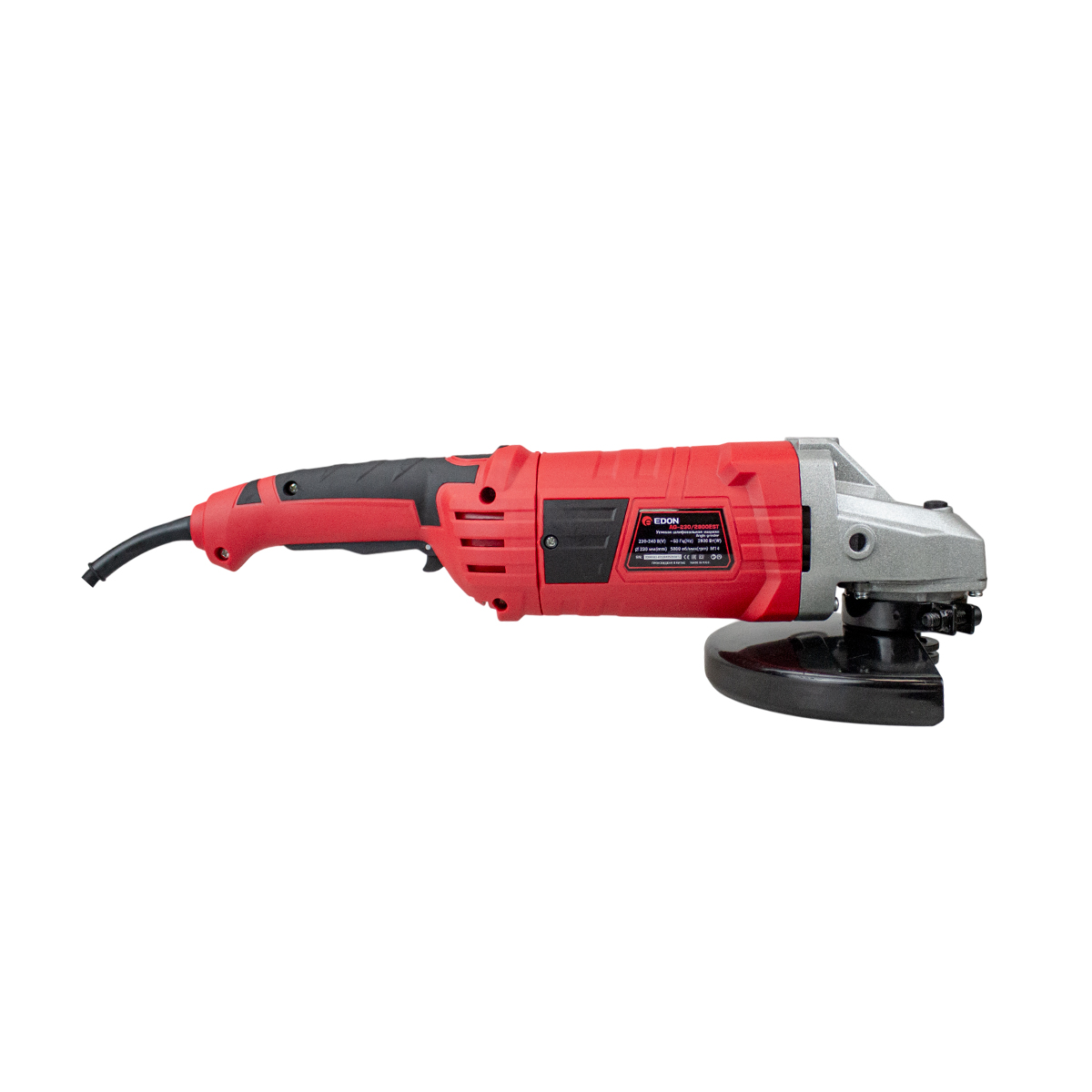 Edon AG-230/2800EST Машина шлифовальная угловая (230мм, 2800Вт, пл. пуск, поворотная рукоятка) 5