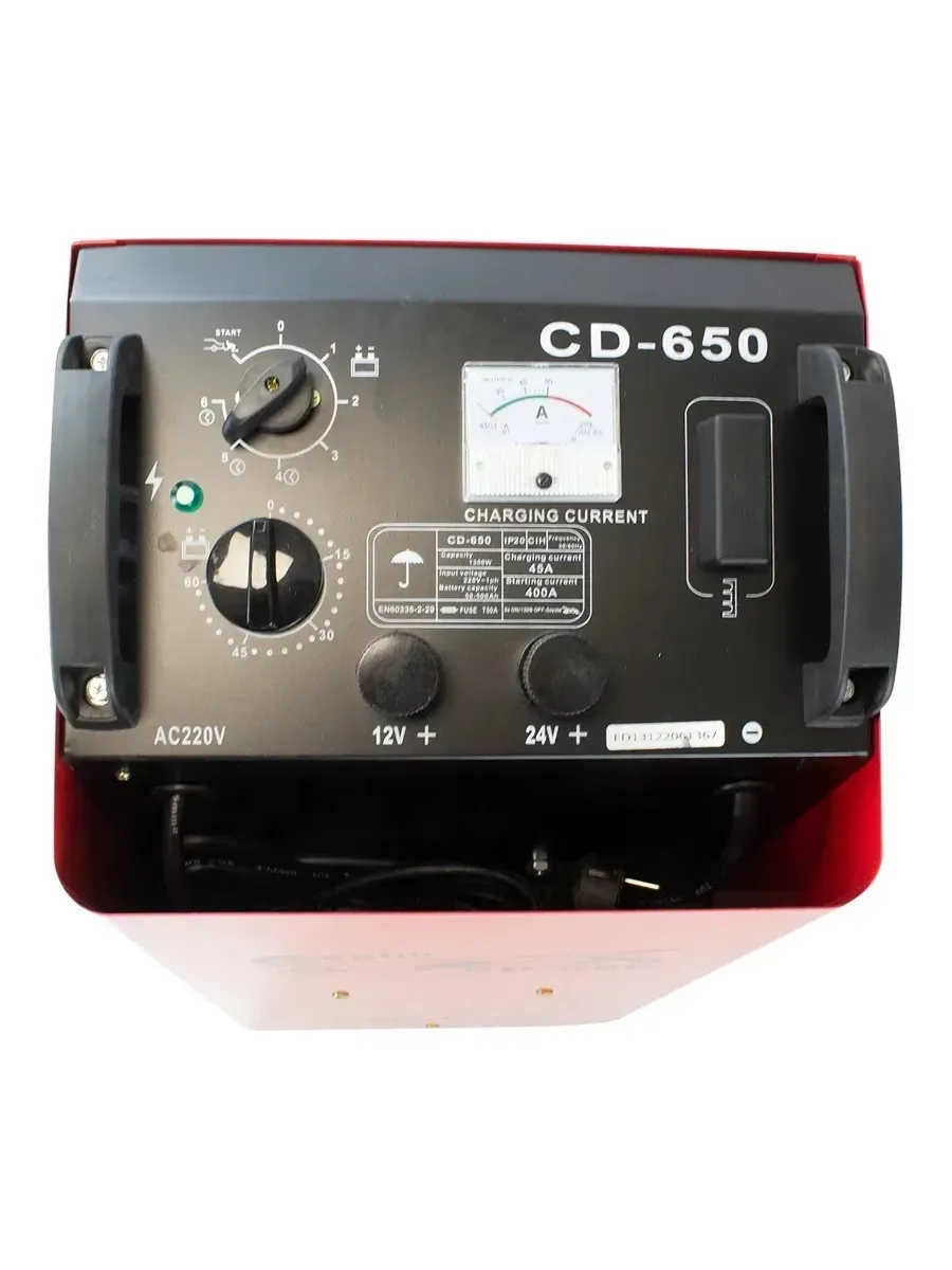 Edon CD-650 Устройство пуско-зарядное (12/24В, 1300 Вт, 45А, 50-500 Ач) 5