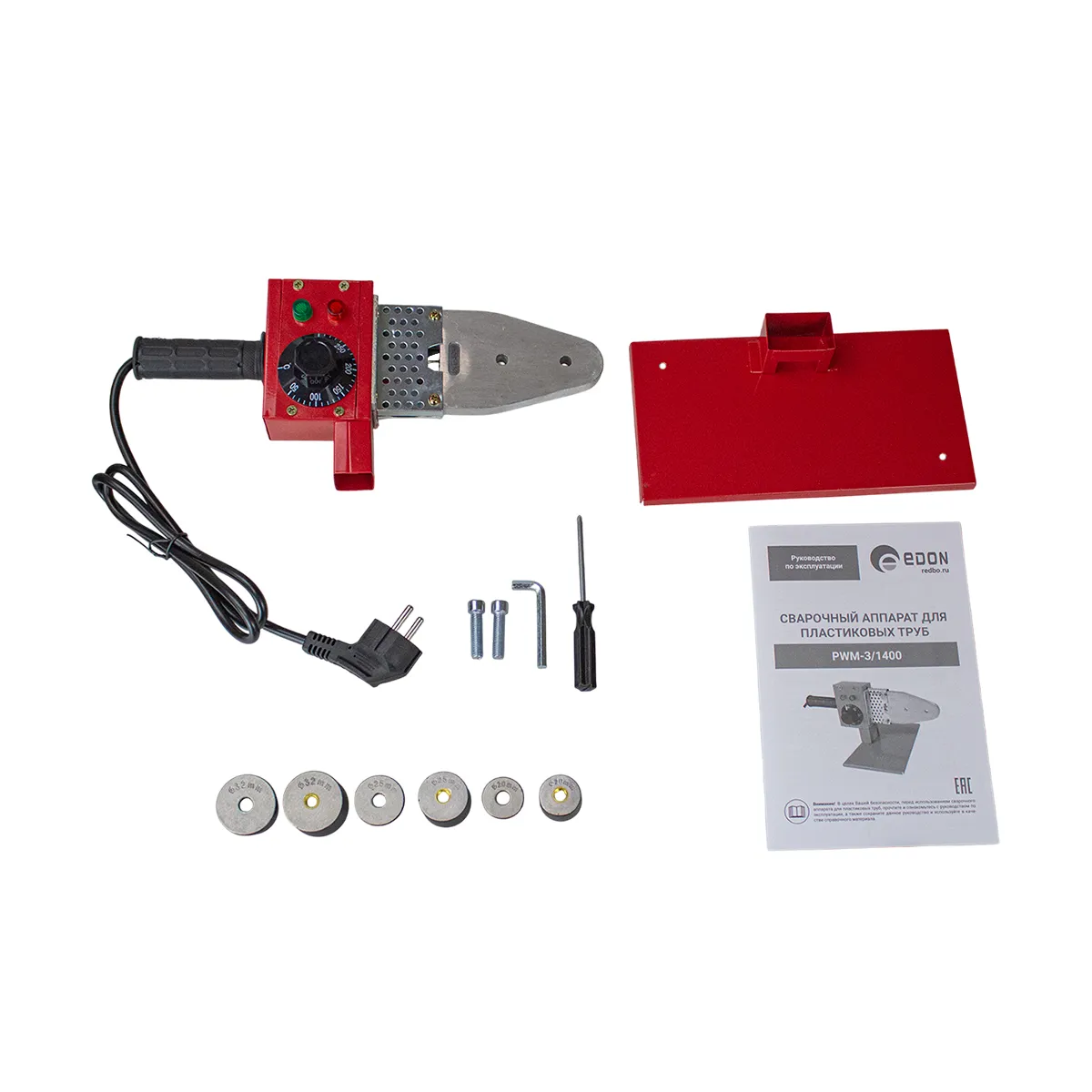 Edon PWM-3/1400 Аппарат сварочный для пластиковых труб 4