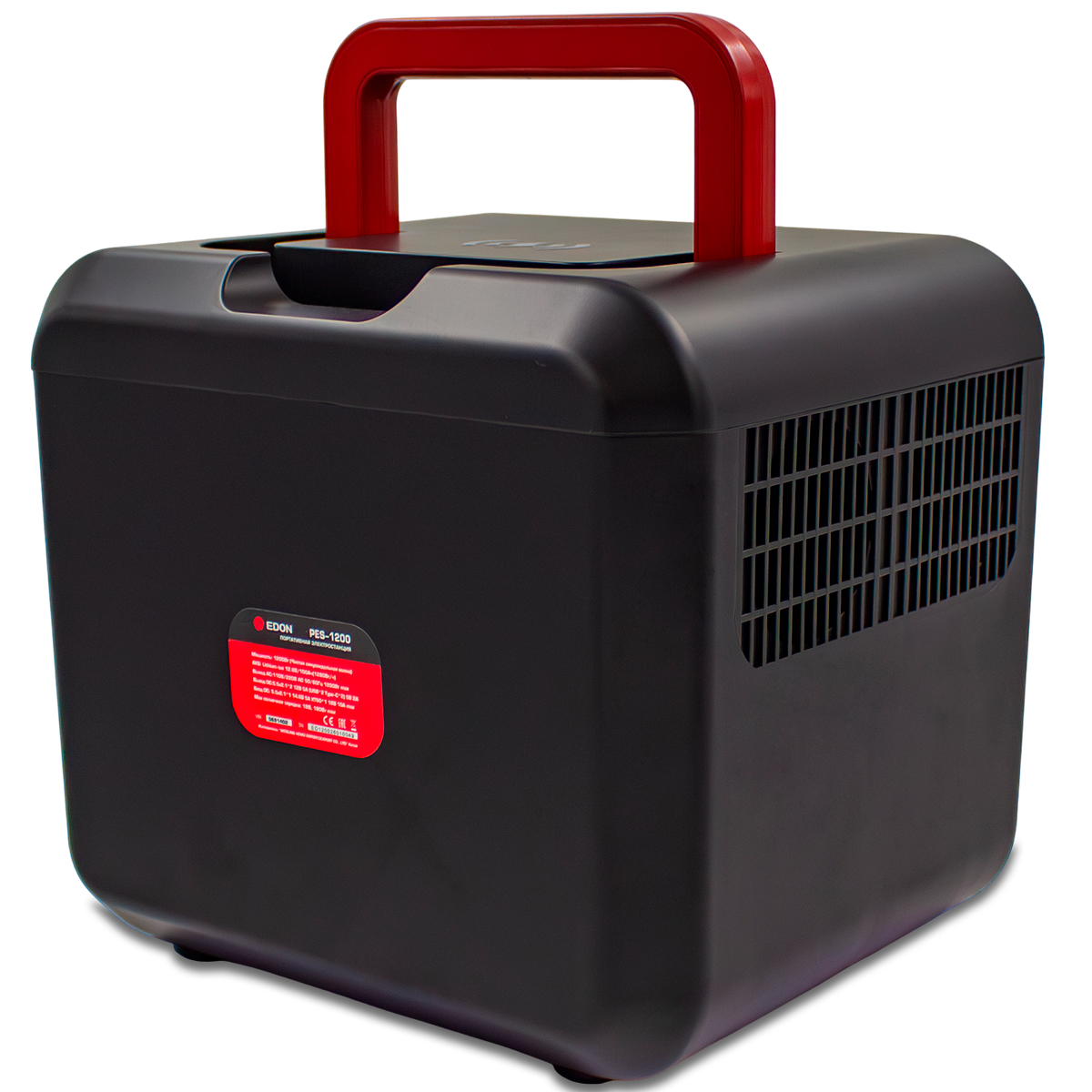 Edon PES-1200 Электростанция портативная (1200Вт;LiFePO4;12.8В/100Ач(1280Вт/ч, дисплей, LED подсвет) 4