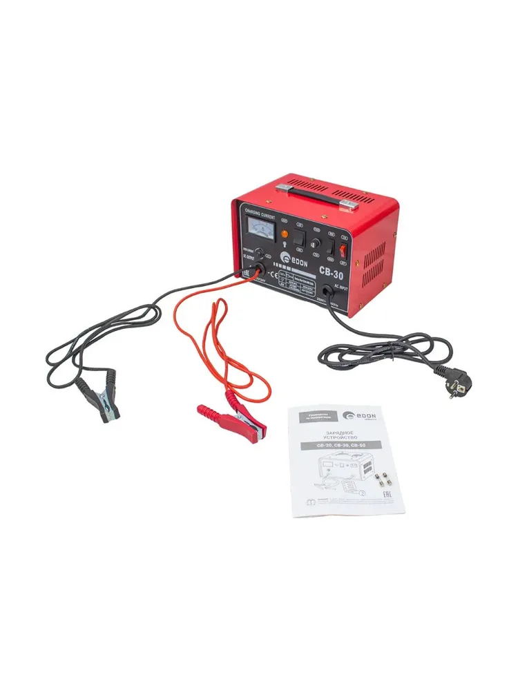 Edon CB-30 Устройство зарядное (12/24В, 12А, 25-125Ач, режим быстрой/медленной зарядки) 6