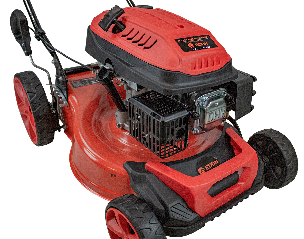 Edon GML-460/4600 Газонокосилка бензиновая (5 л.с, 139см3; самоходная; 60л; 18-68мм; 460мм) 9